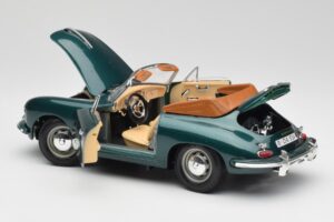 Porsche 356B Descapotable Verde Bburago 1:18 3051-M1 Metal - imagen 5 de 8