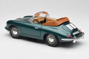 Porsche 356B Descapotable Verde Bburago 1:18 3051-M1 Metal - imagen 7 de 8