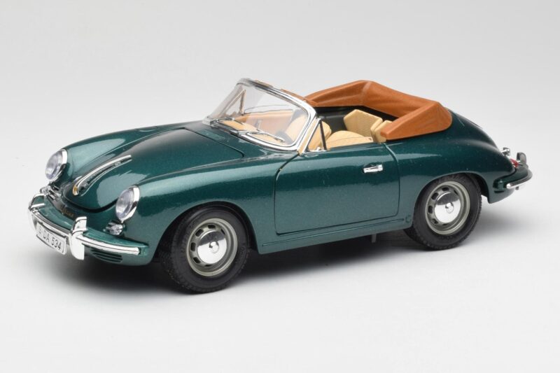 Porsche 356B Descapotable Verde Bburago 1:18 3051-M1 Metal