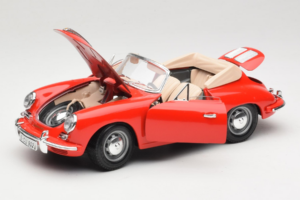 Porsche 356B Descapotable Rojo Tchibo 1:18 45703 Metal - imagen 2 de 8