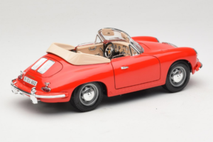 Porsche 356B Descapotable Rojo Tchibo 1:18 45703 Metal - imagen 3 de 8