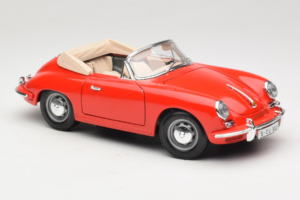 Porsche 356B Descapotable Rojo Tchibo 1:18 45703 Metal - imagen 6 de 8