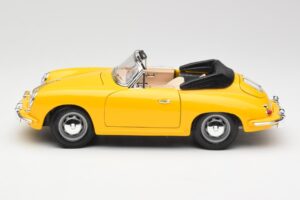 Porsche 356B Descapotable Amarillo Bburago 1:18 3031 Metal - imagen 4 de 8