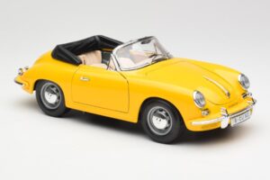 Porsche 356B Descapotable Amarillo Bburago 1:18 3031 Metal - imagen 6 de 8