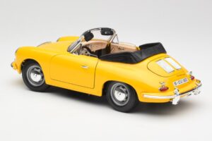 Porsche 356B Descapotable Amarillo Bburago 1:18 3031 Metal - imagen 7 de 8