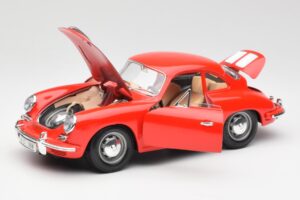 Porsche 356B Rojo Bburago 1:18 3021 Metal - imagen 2 de 8