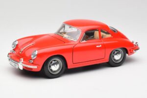Porsche 356B Rojo Bburago 1:18 3021 Metal