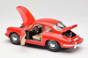 Porsche 356B Rojo Bburago 1:18 3021 Metal - imagen 5 de 8