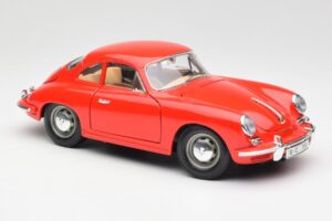 Porsche 356B Rojo Bburago 1:18 3021 Metal - imagen 6 de 8