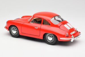 Porsche 356B Rojo Bburago 1:18 3021 Metal - imagen 7 de 8