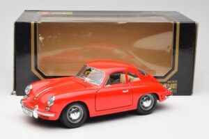 Porsche 356B Rojo Bburago 1:18 3021 Metal - imagen 8 de 8