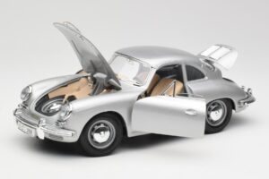 Porsche 356B Plata Bburago 1:18 3021-M1 Metal - imagen 2 de 8