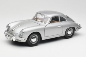 Porsche 356B Plata Bburago 1:18 3021-M1 Metal