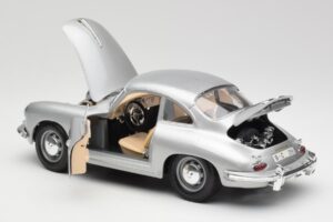Porsche 356B Plata Bburago 1:18 3021-M1 Metal - imagen 5 de 8