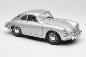 Porsche 356B Plata Bburago 1:18 3021-M1 Metal - imagen 6 de 8