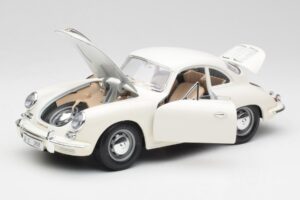 Porsche 356B Blanco Bburago 1:18 3021-M3 Metal - imagen 2 de 8