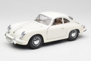 Porsche 356B Blanco Bburago 1:18 3021-M3 Metal