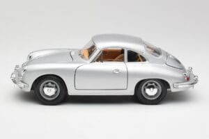 Porsche 356B Plata & Interior Marrón Bburago 1:18 3021-M2 Metal - imagen 4 de 8