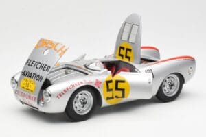 Porsche 550-1500 RS Spyder #55 H. Herrmann Carrera Panamericana 1954 AUTOart 1:18 85470 Metal - imagen 2 de 8