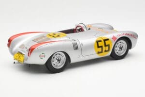 Porsche 550-1500 RS Spyder #55 H. Herrmann Carrera Panamericana 1954 AUTOart 1:18 85470 Metal - imagen 3 de 8