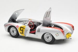 Porsche 550-1500 RS Spyder #55 H. Herrmann Carrera Panamericana 1954 AUTOart 1:18 85470 Metal - imagen 5 de 8