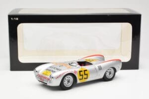 Porsche 550-1500 RS Spyder #55 H. Herrmann Carrera Panamericana 1954 AUTOart 1:18 85470 Metal - imagen 8 de 8