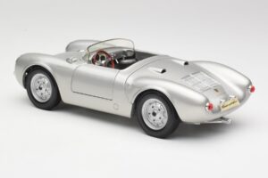 Porsche 550 A Spyder Plata Maisto 1:18 50314 Metal - imagen 7 de 8
