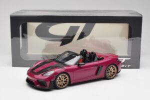 Porsche 718 982 Spyder RS Weissach Package Ruby Star Neo GT Spirit 1:18 GT486 Resina - imagen 6 de 6
