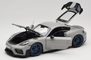 Porsche 718 Cayman 982 GT4 RS Weissach Package Chalk Norev 1:18 187253 Metal - imagen 3 de 8