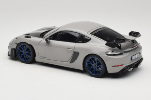 Porsche 718 Cayman 982 GT4 RS Weissach Package Chalk Norev 1:18 187253 Metal - imagen 7 de 8