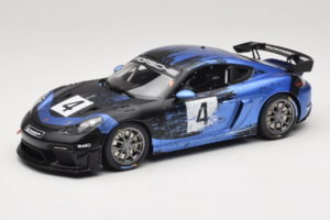 Porsche 718 Cayman GT4 RS Clubsport Negro Azul Otto 1:18 OT469 Resina
