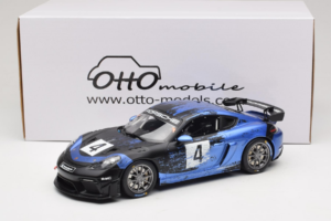 Porsche 718 Cayman GT4 RS Clubsport Negro Azul Otto 1:18 OT469 Resina - imagen 6 de 6