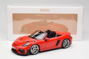 Porsche 718 Spyder RS Guards Red Norev 1:18 187271 Metal - imagen 8 de 8