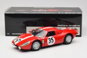 Porsche 904 GTS #35 H. Muller 24 Hours of Le Mans 1964 Minichamps 1:18 180646735 Metal - imagen 8 de 8