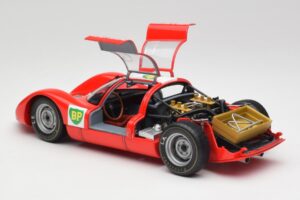 Porsche 906E BP World Record Runs Monza 1967 Minichamps 1:18 100676100 Metal - imagen 5 de 8
