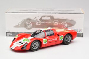 Porsche 906E BP World Record Runs Monza 1967 Minichamps 1:18 100676100 Metal - imagen 8 de 8