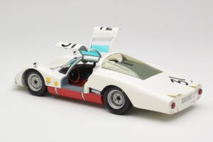 Porsche 906 LH #31 H. Herrmann / H. Linge Porsche System Engineering 24 Hours of Le Mans 1966 Minichamps 1:18 100666131 Metal - imagen 5 de 8