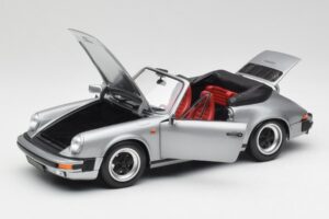 Porsche 911 930 Carrera 3.2 Cabriolet Gris Metálico Minichamps 1:18 100063034 Metal - imagen 2 de 8