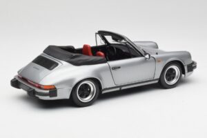 Porsche 911 930 Carrera 3.2 Cabriolet Gris Metálico Minichamps 1:18 100063034 Metal - imagen 3 de 8