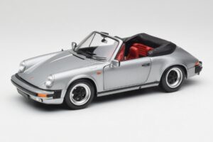 Porsche 911 930 Carrera 3.2 Cabriolet Gris Metálico Minichamps 1:18 100063034 Metal