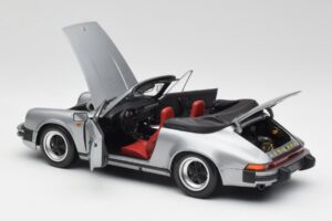 Porsche 911 930 Carrera 3.2 Cabriolet Gris Metálico Minichamps 1:18 100063034 Metal - imagen 5 de 8
