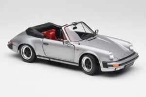 Porsche 911 930 Carrera 3.2 Cabriolet Gris Metálico Minichamps 1:18 100063034 Metal - imagen 6 de 8