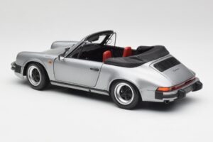 Porsche 911 930 Carrera 3.2 Cabriolet Gris Metálico Minichamps 1:18 100063034 Metal - imagen 7 de 8