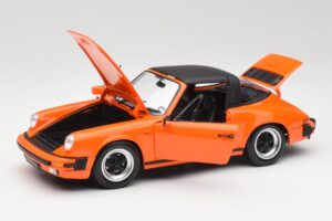 Porsche 911 930 Carrera 3.2 Targa Naranja Minichamps 1:18 100063064 Metal - imagen 2 de 8