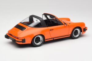 Porsche 911 930 Carrera 3.2 Targa Naranja Minichamps 1:18 100063064 Metal - imagen 3 de 8