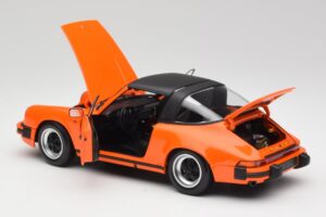 Porsche 911 930 Carrera 3.2 Targa Naranja Minichamps 1:18 100063064 Metal - imagen 5 de 8