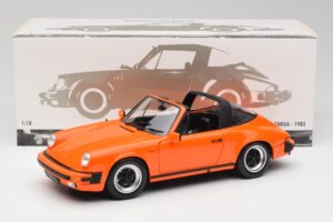 Porsche 911 930 Carrera 3.2 Targa Naranja Minichamps 1:18 100063064 Metal - imagen 8 de 8