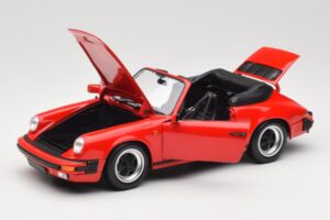 Porsche 911 930 Carrera 3.2 Cabriolet Guards Red Minichamps 1:18 110063030 Metal - imagen 2 de 8