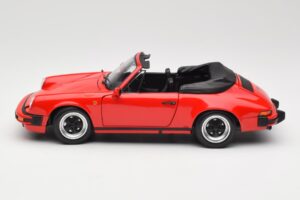 Porsche 911 930 Carrera 3.2 Cabriolet Guards Red Minichamps 1:18 110063030 Metal - imagen 4 de 8