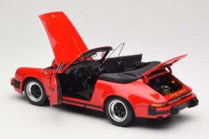 Porsche 911 930 Carrera 3.2 Cabriolet Guards Red Minichamps 1:18 110063030 Metal - imagen 5 de 8